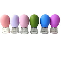 Silicone Vacuum Cupping Set for Facial Lifting and Meridian Massage - Gua Sha Beauty Tool
