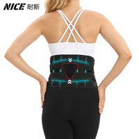Back Support Belt with Breathable Mesh and Adjustable Compression for Exercise and Waist Protection