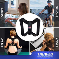 Adjustable Posture Corrector for Adults, Back Support Brace for Men and Women, Hunchback Correction Belt