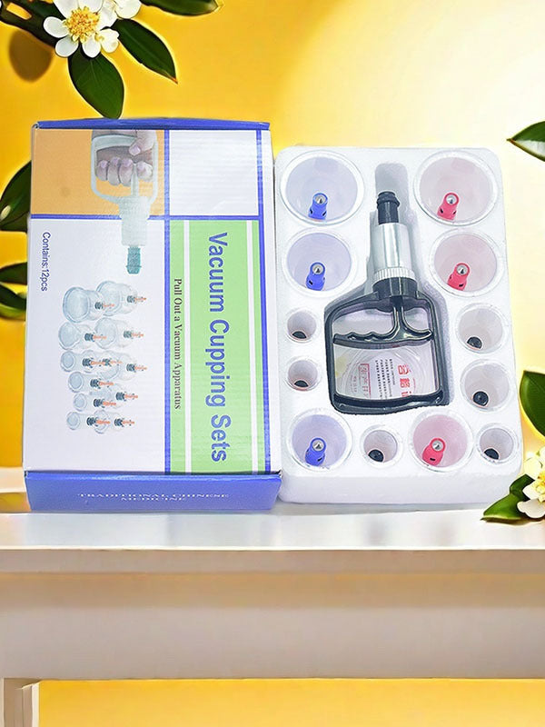 Wholesale Export Vacuum Cupping Therapy Set with Suction Pump and Cups for Home Use