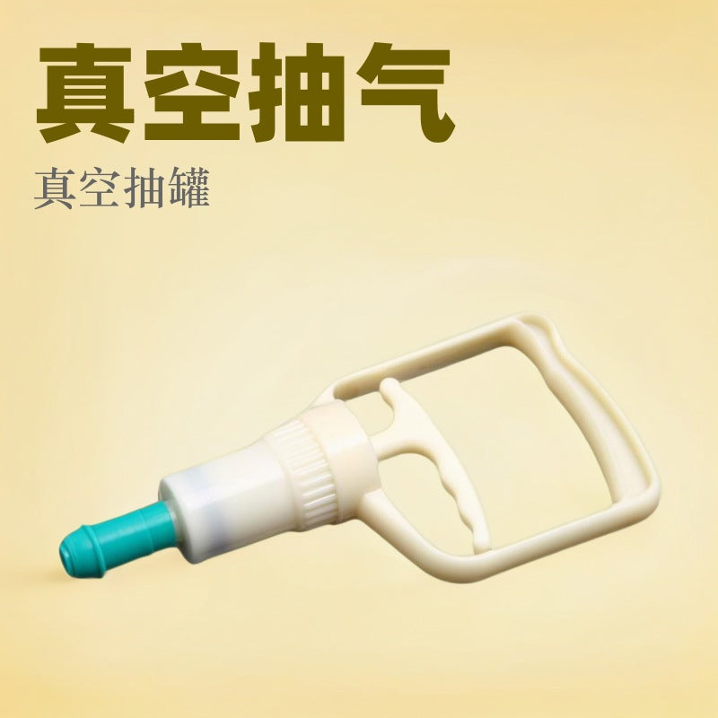 Vacuum Cupping Therapy Set with Suction Gun for Home Use - Traditional Chinese Medicine Health Care