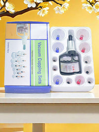 Wholesale Export Vacuum Cupping Therapy Set with Suction Pump and Cups for Home Use