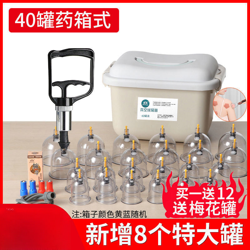 24-Piece Cupping Set, Vacuum Cupping Kit for Relief