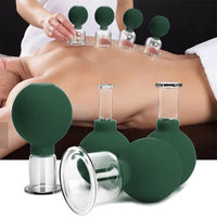 Household Vacuum Silicone Facial Cupping Set for Face Lifting and Skin Care