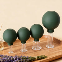 Household Vacuum Silicone Facial Cupping Set for Face Lifting and Skin Care