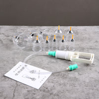Kangzhen Vacuum Cupping Set 10 Cups for Home Use and Gifting, Semi-Thickened Cups