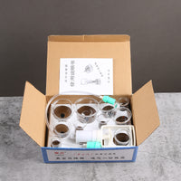Kangzhen Vacuum Cupping Set 10 Cups for Home Use and Gifting, Semi-Thickened Cups