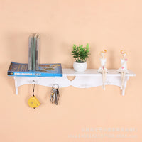 Wholesale PVC Eco-Friendly American Style Clothing Store Wall Hollow Heart Wall Hanging Decor Key Hook