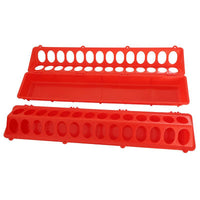 Chick Feeder Trough for Poultry, Chicken, Pigeon, Quail - Anti-Waste Food Dispenser