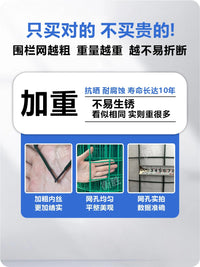 New Iron Wire Mesh Fence, Hard Plastic Dutch Net for Chicken, Duck, Goose Enclosure, Orchard Isolation Barrier