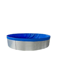 Galvanized Steel Plate Outdoor Canvas Fish Pond High-Density Round Aquaculture Tank Water Storage Pool