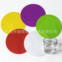 Silicone Jar Opener Pad Round Thickened Heat Resistant Non-Slip Coaster Bottle Opener