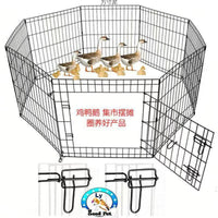 Foldable Pet Playpen for Small Dogs, Chickens, Rabbits, Ducks - Indoor/Outdoor Use