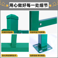 Zinc Steel Courtyard Wall Fence Community Factory Outdoor Iron Art Wall Fence School Anti-climb Protective Railing Barrier