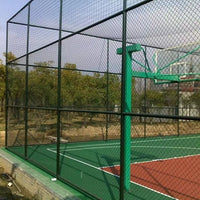 Galvanized PVC Coated Chain Link Fence for Sports Fields, Farms, and River Protection