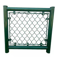 Galvanized PVC Coated Chain Link Fence for Sports Fields, Farms, and River Protection