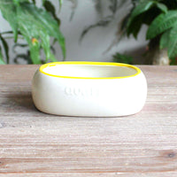Ceramic Pet Bowl for Food and Water - Ideal for Quail and Small Birds