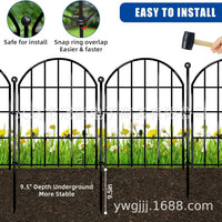 Metal Wire Garden Fence Animal Barrier Rustproof Grid Mesh for Gardens and Borders