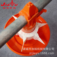 Automatic Chicken Feeder Pan for Poultry Farming - Standard Feed Dispenser with Controlled Feeding for Broiler Chickens