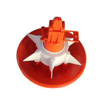 Automatic Chicken Feeder Pan for Poultry Farming - Standard Feed Dispenser with Controlled Feeding for Broiler Chickens