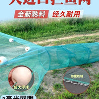 Large Import Fishing Net, Trap Net, Fish and Shrimp Catching Trawl Net, River Net Cage, Foldable Eight-Character Shrimp Cage