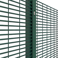High-Security 358 Anti-Climb Welded Mesh Fence for Airport and Border Protection, Factory Direct