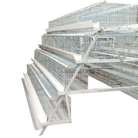 Commercial Layer Chicken Cage for Poultry Farm - Tiered Design for Efficient Egg Production - Export Quality