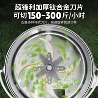 Household Stainless Steel Vegetable Chopper and Fodder Crusher for Poultry Farming