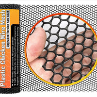 Hexagonal Plastic Coated Wire Mesh Fence Netting for Poultry Enclosures and DIY Crafts