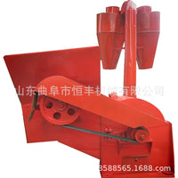 Inner Mongolia Automatic Feeding Straw Crusher Peanut Seedling Powder Machine Large Cyclone Pulverizer
