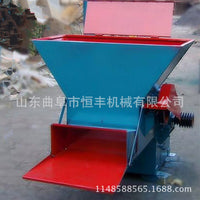 Inner Mongolia Automatic Feeding Straw Crusher Peanut Seedling Powder Machine Large Cyclone Pulverizer