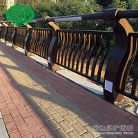 Bridge River Guardrail 304 Stainless Steel Composite Pipe Fence Landscape Handrail Anti-collision Barrier Protective Railing