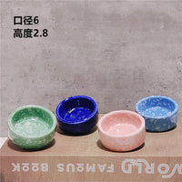 Ceramic Hamster Bowl Anti-Tip Anti-Chew Thickened Pet Food Dish for Dwarf Hamsters, Chinchillas, Rabbits, Squirrels