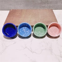 Ceramic Hamster Bowl Anti-Tip Anti-Chew Thickened Pet Food Dish for Dwarf Hamsters, Chinchillas, Rabbits, Squirrels