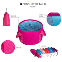 Portable Folding Foot Bath Basin Multi-functional Handheld Water Container Washbasin Fish Tank