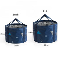 Portable Folding Foot Bath Basin Multi-functional Handheld Water Container Washbasin Fish Tank