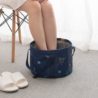 Portable Folding Foot Bath Basin Multi-functional Handheld Water Container Washbasin Fish Tank