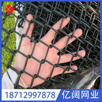 PVC Coated Chain Link Fence for Stadiums and Sports Fields - Green Woven Protective Netting