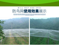 Bird Netting for Orchard Fruit Trees, Grapes, Cherries, Nylon Anti-Bird Net for Loach, Frogs, Fish Ponds