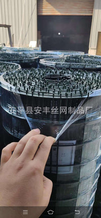Green PVC Coated Welded Wire Mesh Fence for Poultry Farming and Enclosures