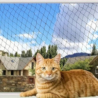 Balcony Pet Safety Net, Anti-Cat Dog Nylon Transparent Black Stainless Steel Wire Fall Protection Net