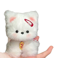 Rabbit Hair Chenille Stem Dog Cat DIY Material Kit Plush Toy for Girls Birthday Gift