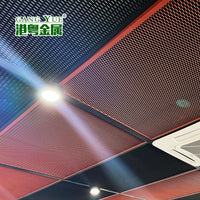 Foshan Aluminum Hexagonal Mesh Decorative Panel Curtain Wall Metal Grid Furniture Protection Net