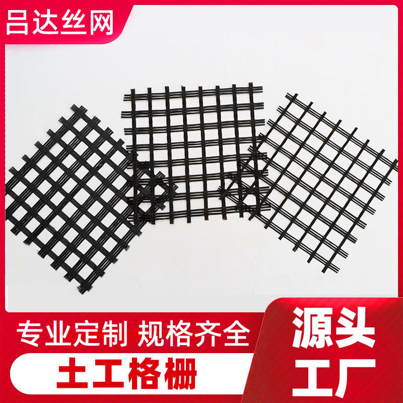 Geogrid Aquaculture Double-Stretched Road Surface Chicken Fence Orchard Vegetable Garden Plastic Mesh Material