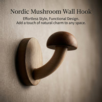 Wooden Wall Hook for Bedroom Entryway, Cute Door for Apartment Dwellers, Decorative Wood for Hanging Coats Hats Bags in Dorm Room