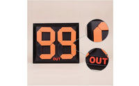 Manual Substitution Board with Flip Numbers High-Visibility Football Substitution Board Easy to Read Bright for Referees