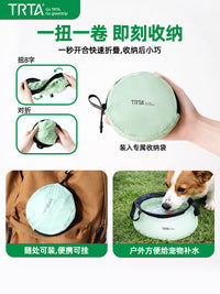 Ultralight Outdoor Folding Water Basin Bag Camping Travel Fishing Waterproof Portable Bucket Vegetable Washing Storage Large Capacity