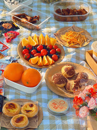 Kraft Paper Disposable Dinnerware Set for Camping, BBQ, and Picnics - Portable Plates and Cups