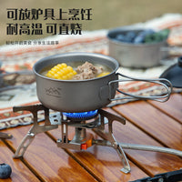 Outdoor Picnic Titanium Foldable Portable Bowl Salad Fruit Bowl Hiking Rice Bowl Portable Small Bowl Antibacterial