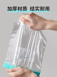 Jia Bang Shou Food Grade Refrigerator Storage Bags with Double Rib Seal, Thickened Fresh-keeping Bags for Home Use